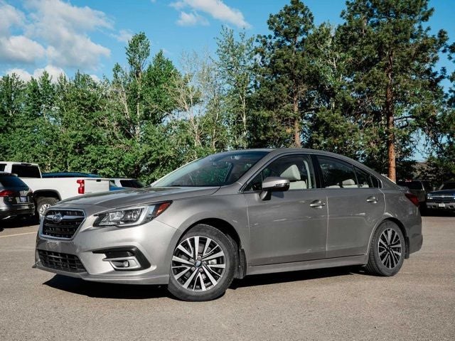2019 Subaru Legacy Premium in Tungsten Metallic — front three-quarter view