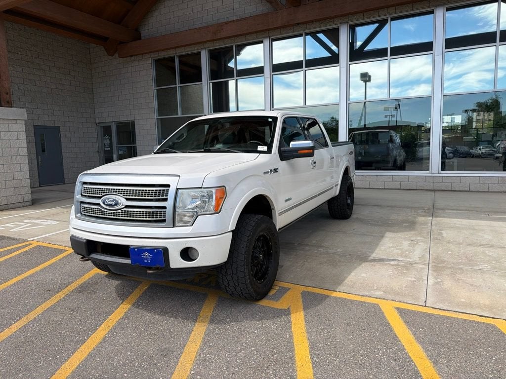 2012 Ford F-150 XL in White — front three-quarter view