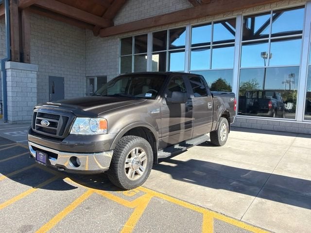 2007 Ford F-150 XLT in Brown — front three-quarter view