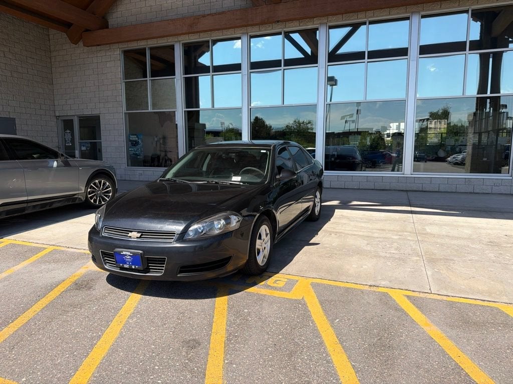 2011 Chevrolet Impala LS Fleet in Black — front three-quarter view