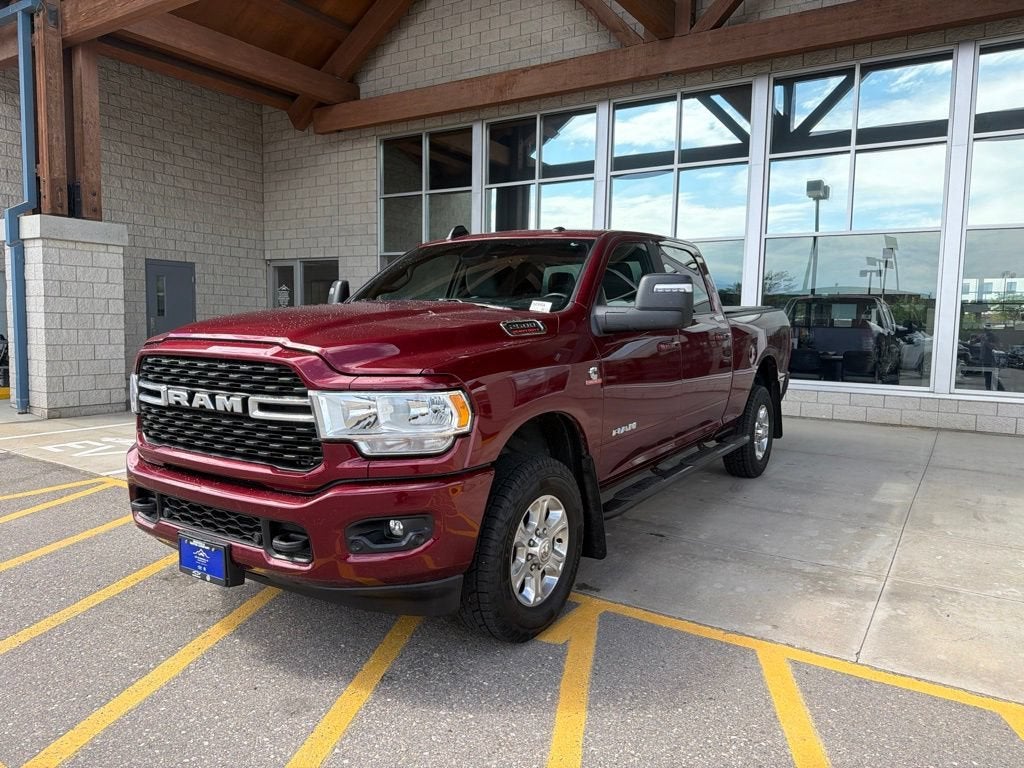 2023 RAM 2500 Big Horn Crew Cab 4x4 6'4" Box in Red — front three-quarter view