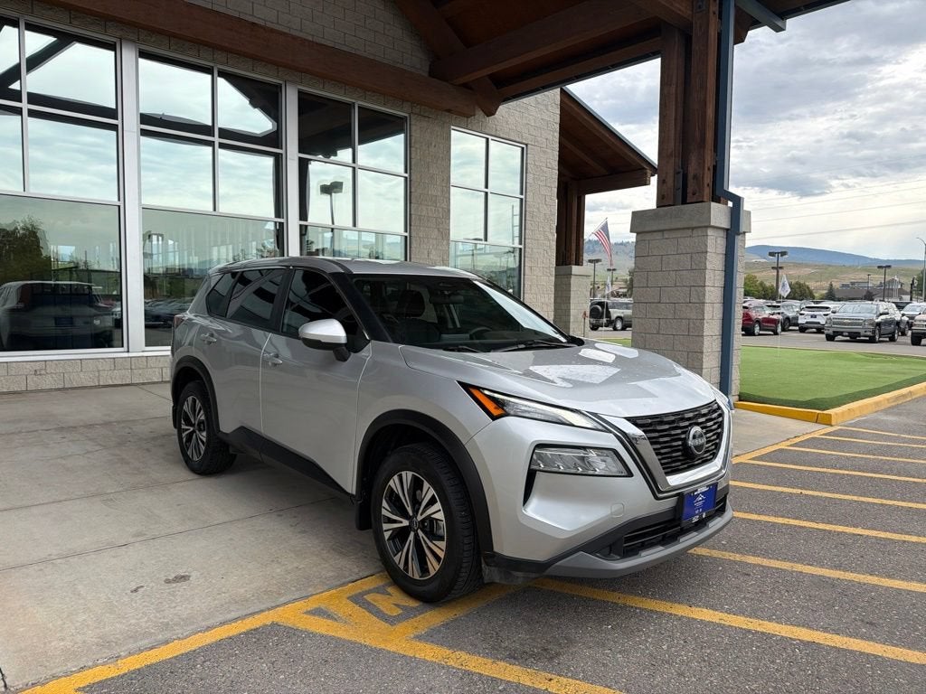 2022 Nissan Rogue — rear three-quarter view